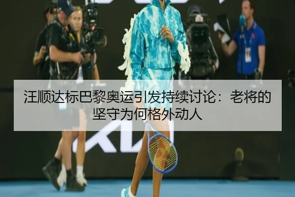 汪顺达标巴黎奥运引发持续讨论：老将的坚守为何格外动人